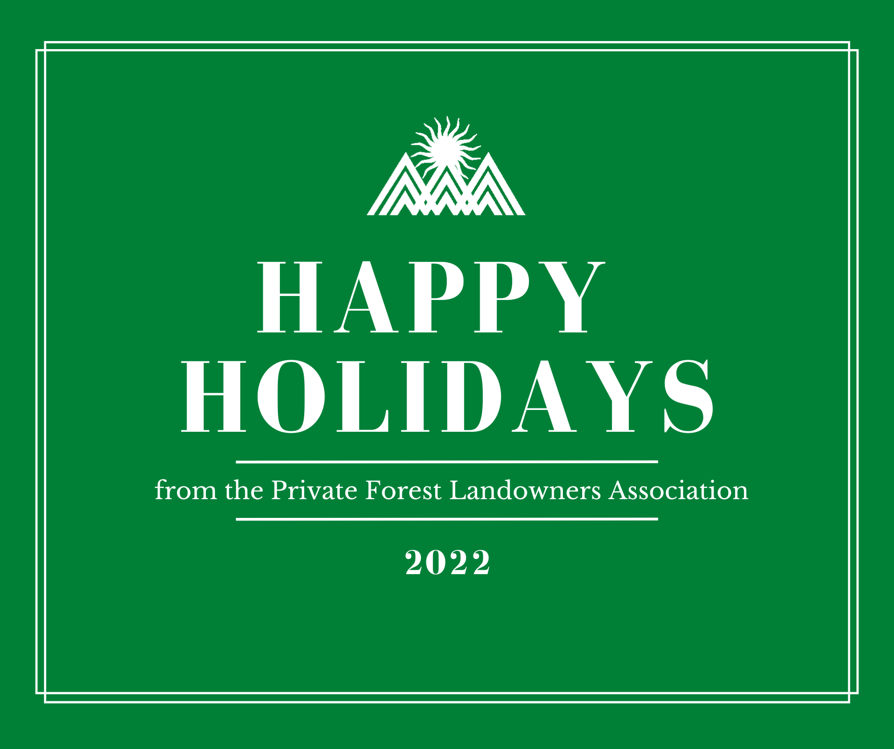 Happy Holidays from the PFLA
